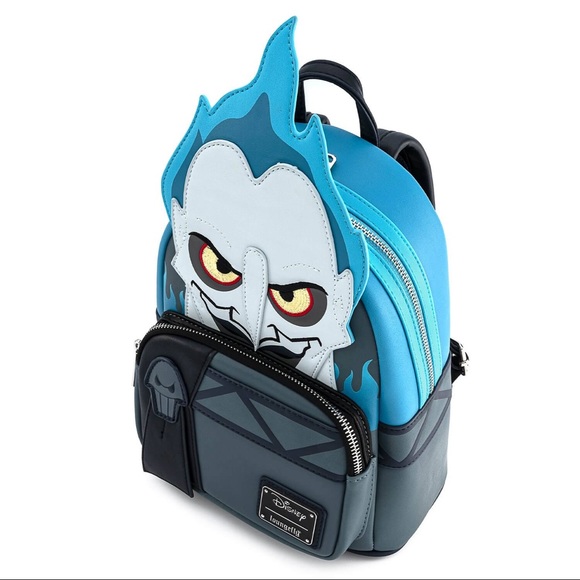 Disney Hercules Hades Cosplay Loungefly Mini Backpack NWT - Picture 8 of 12